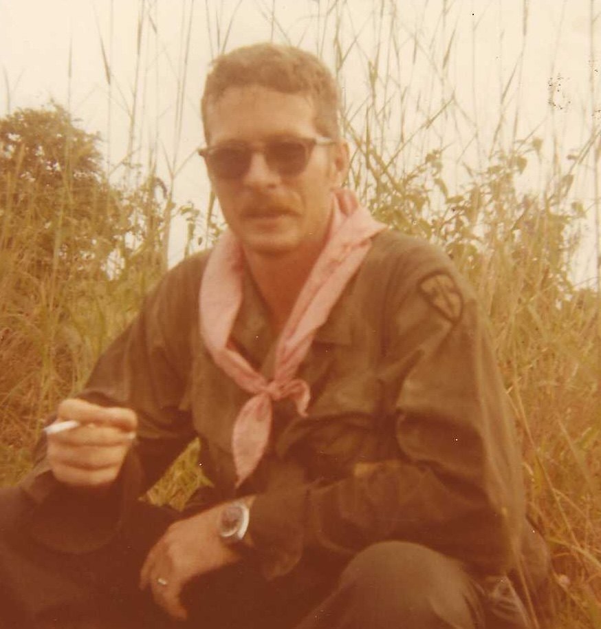Capt. Mac McLaughlin wearing the pink scarf